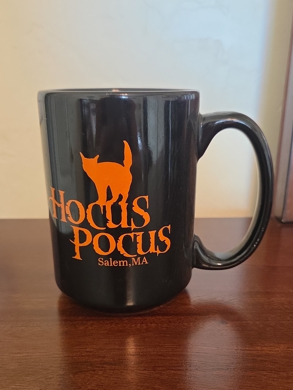 Hocus Pocus Salem, MA Black and Orange Ceramic Mug